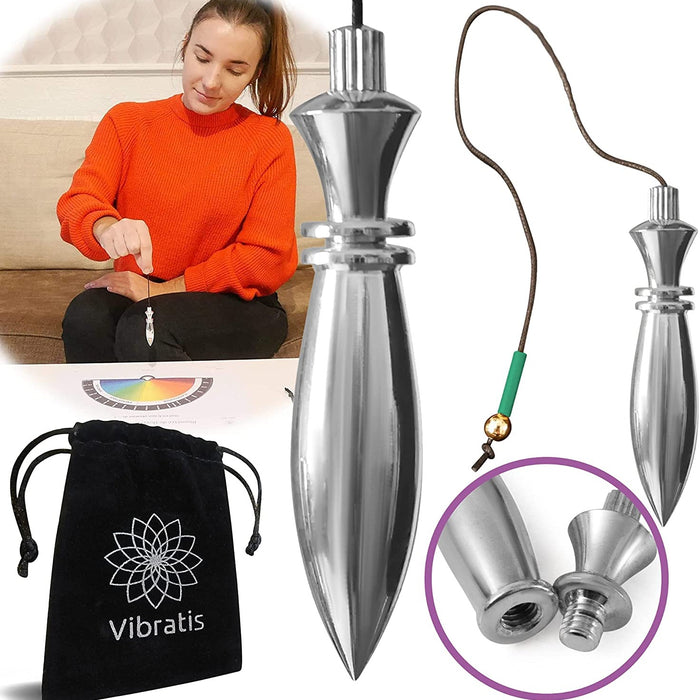 Egyptian Dowsing Pendulum - Karnak Pendulum for Divination - Esoteric Chakra Pendulum