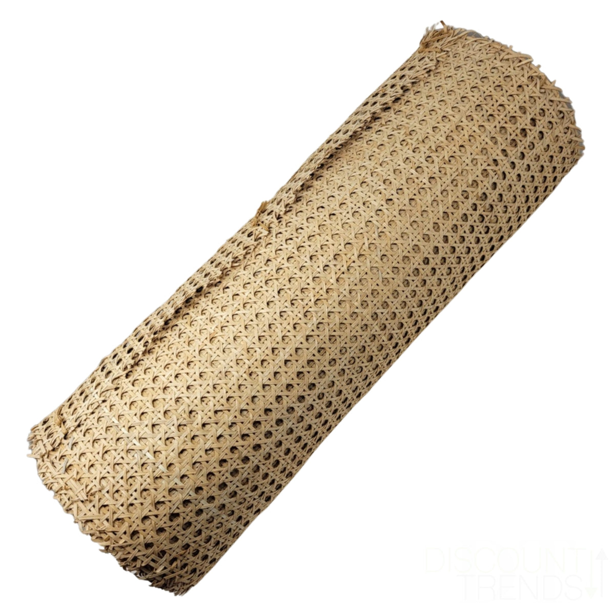 36 Wide Semi-Bleached Rattan Square Cane Webbing Radio Mesh Caning