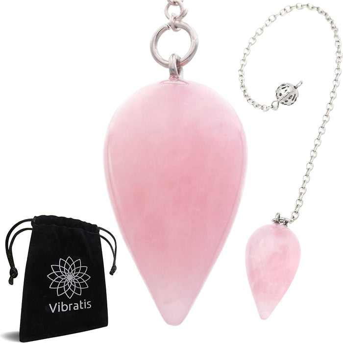 Vibratis Rose Quartz Pendulum