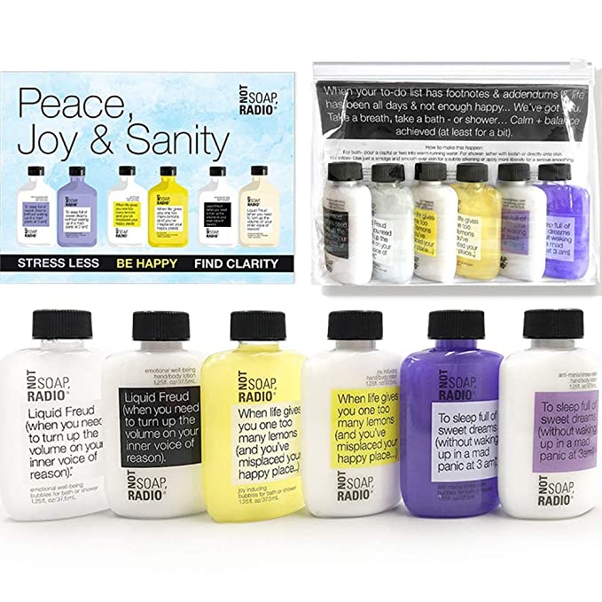 Aromatherapy Holiday Well-being. Peace, Joy & Sanity Body Care Gift Set